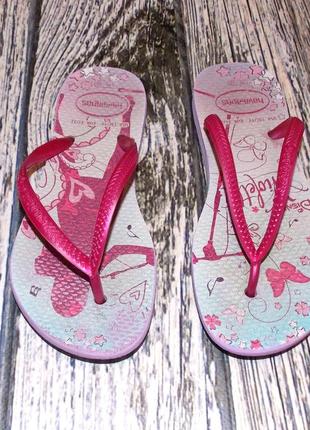 Фірмові в'єтнамки для дівчинки. розмір 29-30