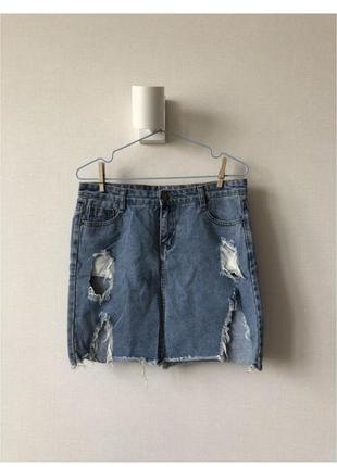 Юбка спідниця джинсова