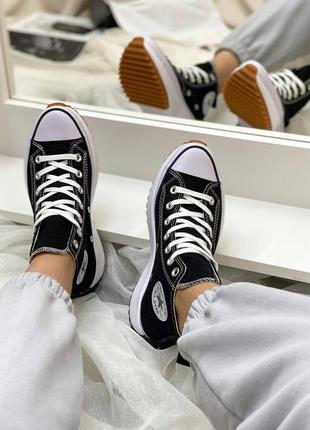 Кеди converse run star hike black3 фото
