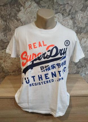 Superdry мужская футболка размер m с логотипом