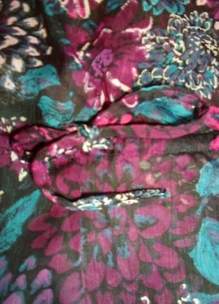 Распродажа! блузка-туника в цветах4 фото