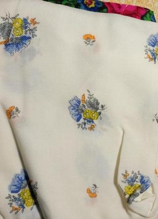 Платок платок платок цветочный принт1 фото