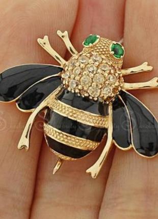 Новая брошь "пчёлка"