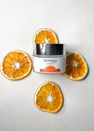 Крем для обличчя з вітаміном с bioaqua vitamin c moisturizing essence cream