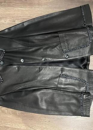 Жакет кожаный