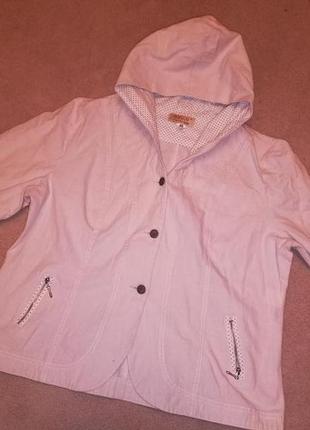 Пиджак горох капюшон