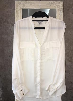 Блузка с накладными карманами2 фото