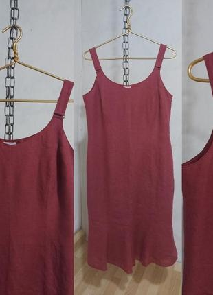 Льняное платье 100%- лен dresses umaulf &klein