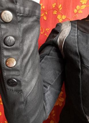 Крута джинсова куртка-косуха, ексклюзив denim atelier/superstar m6 фото