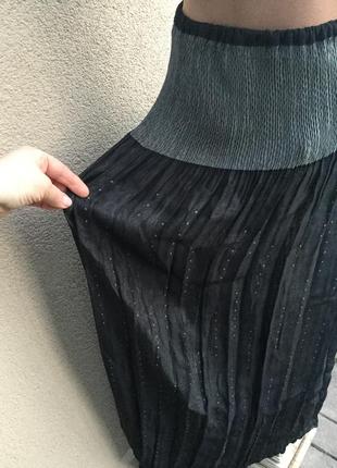 Легкая,длинная юбка в горошек,ткань жатка,америка,babette2 фото