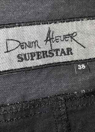 Крута джинсова куртка-косуха, ексклюзив denim atelier/superstar m8 фото