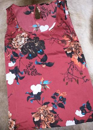 Блуза в цветы only