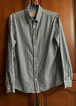 Рубашка в клеточку sand stone