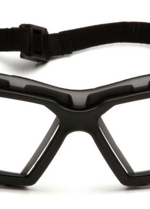 Очки защитные с уплотнителем pyramex highlander-plus (clear) anti-fog, прозрачные2 фото