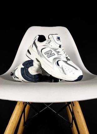 Кросівки new balance 530 white navy1 фото