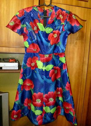 Новое винтажное блестящее нарядное платье на худенькую девушку или подростка,ссср1 фото