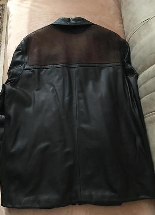 Кожаная мужская куртка3 фото