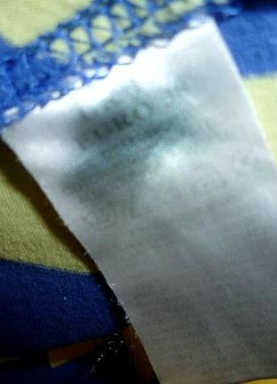 Літня футболка майка туніка 100% котон асиметричний низ у смужку вільна6 фото