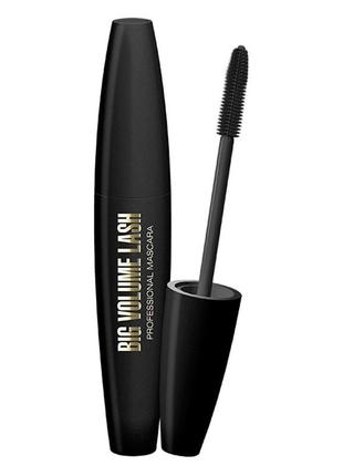 Тушь для ресниц eveline big volume lash эвелин биг объем силиконовая щеточка