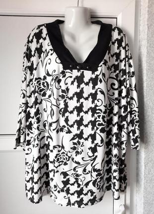 Женская туника, блуза, мега батал. ulla popken.
