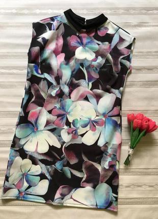 Платье футляр в цветочный принт mohito размер s1 фото