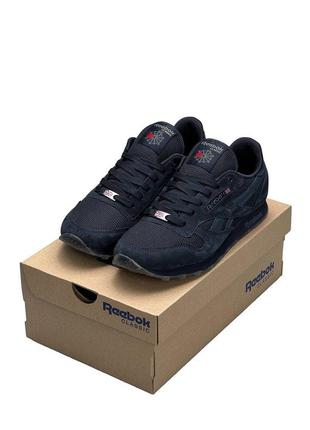 Мужские кроссовки reebok classic dark blue