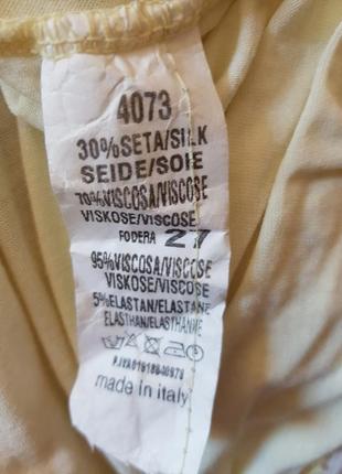 Легке плаття ніжно-жовтого кольору, виробник італія5 фото