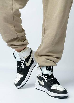 Кросівки nike air jordan 1 high “ 454783-701 white grey ”4 фото
