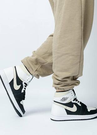 Кросівки nike air jordan 1 high “ 454783-701 white grey ”5 фото