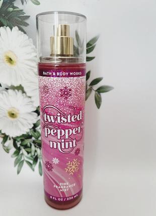 Мист (парфюмированный спрей) для тела twisted pepper mint от bath and body works