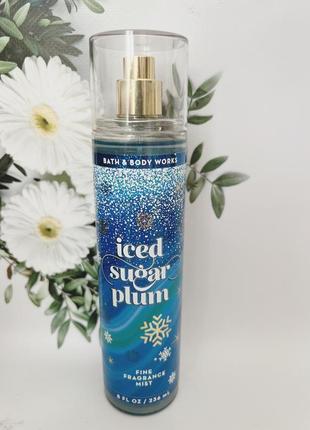 Мист (парфюмированный спрей) для тела iced sugar plum от bath and body works