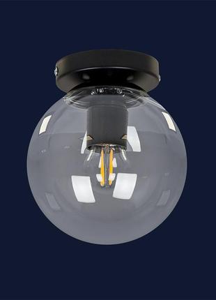 Светильник потолочный 756xpr150f-1 bk+cl