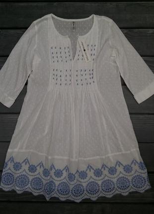 Туника пляжный хлопок кружево indiano 1364 fresh cotton в наличии4 фото