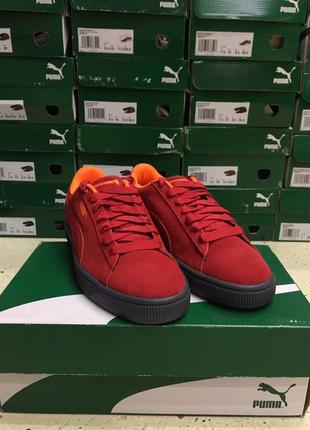 Кроссовки puma suede "red/grey" оригинал2 фото