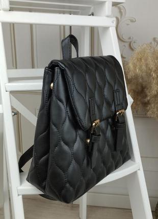 Сумка-рюкзак черного цвета3 фото