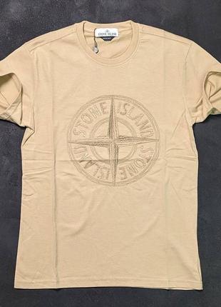 Футболка stone island / стон айленд мужские футболки
