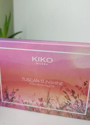 Kiko milano палітра тінів tuscan sunshine eyeshadow palette 02