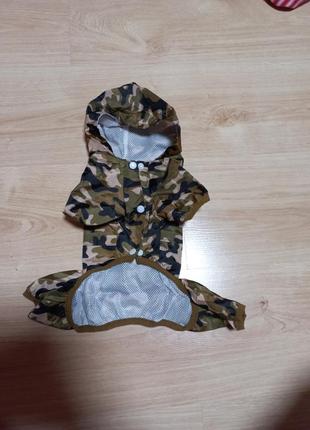 Одежда курточка дождевик для собаки