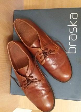 Кожаные оксфорды