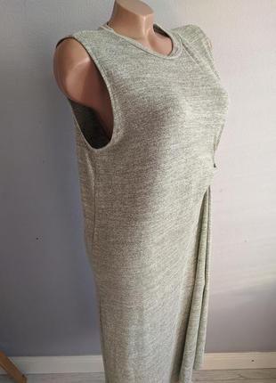 Сукня, довга туніка із м'якого трикотажу4 фото
