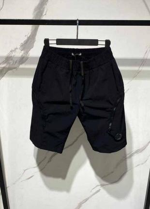 Мужские шорты c.p.company черные / качественные шорты си пи компани для мужчин