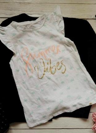 Белая топ-майка с пальмами dana shuriser