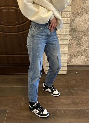 Джинсы мом зара размер 32/34 zara mom jeans