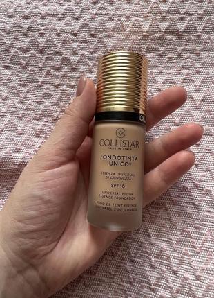 Collistar fondotinta unico universal youth essence spf 153 фото