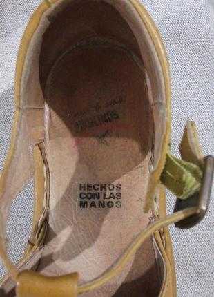 Шкіряні туфлі сандалі picolinos5 фото