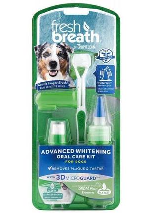 Набор tropiclean oral care kit -  для ухода за полостью рта у собак тропиклин