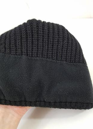 Красивая теплая шапка с натуральным помпоном eisbär шерсть7 фото