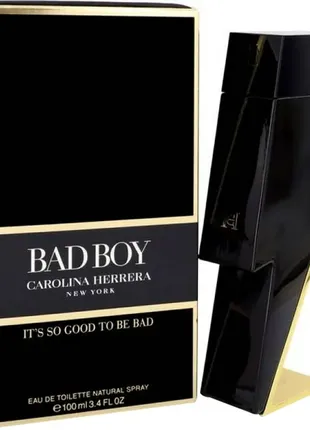 Туалетная вода для мужчин carolina herrera bad boy 100 мл3 фото