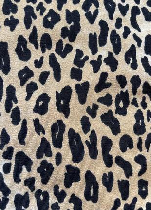 Леопардовое платье на бретелях h&amp;m2 фото