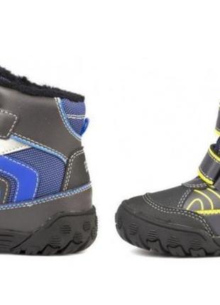 Новые непромокаемые зимние ботинки geox, теплые сапоги мальчику, 19-202 фото